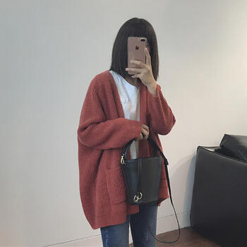 元素,流行,開衫,紅色,趨勢,新款,樣式