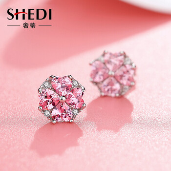 奢蒂（SHEDI）耳釘925銀，s925銀