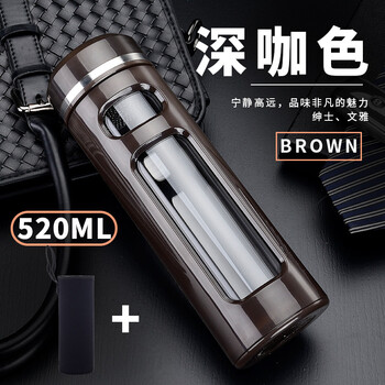 雙層隔熱玻璃杯，喝水的好幫手