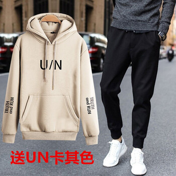 古萊登（GODLIKE） 長(zhǎng)袖 男士T恤 UN卡其色+皮繩 XL，L，M，XXXL，XXL