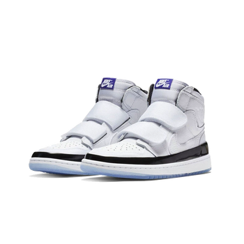耐克（NIKE）籃球鞋AQ7924-107  黑白粘扣 42