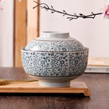 陶瓷帶蓋湯碗