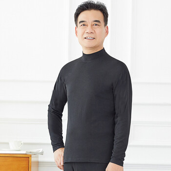御精靈 長袖 男士T恤 黑色 
