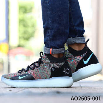 耐克（NIKE）籃球鞋黑亮深紅AO2605-001 