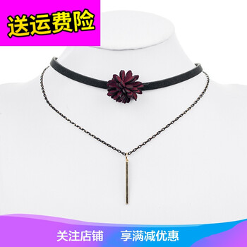 蕾絲花毛衣鏈