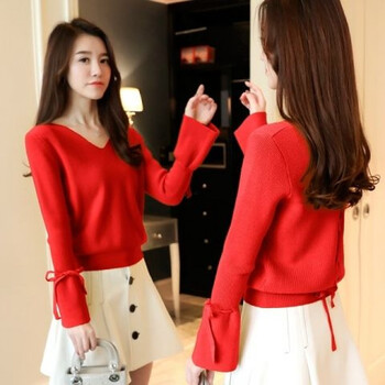 寬松套頭毛衣，微胖妹子的好選擇