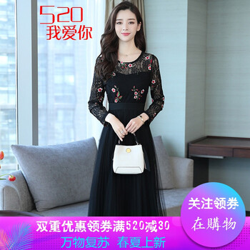 圓領(lǐng)連衣裙，小身材也要美美噠