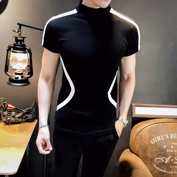 凡迪時尚（FANDISS） 短袖 男士T恤 黑色 S，XL，L，XXL，XXXL，M