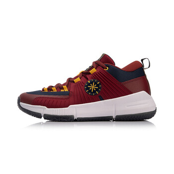 李寧（LI-NING）籃球鞋濃酒紅/外太空藍/標準黑 42
