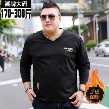 圣彼威朗（SANPIVIRON） 長袖 男士T恤 黑色加絨款 