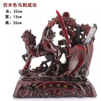 牛擺件筆筒