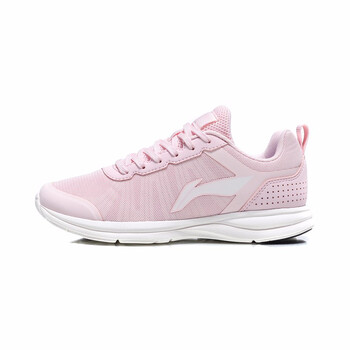 李寧（LI-NING）跑步鞋弱粉紅/米白色 35