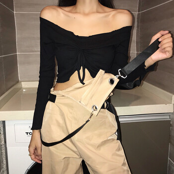 包郵背帶褲女長褲