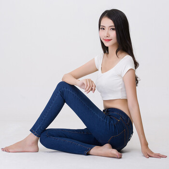 韓版新潮牛仔褲女