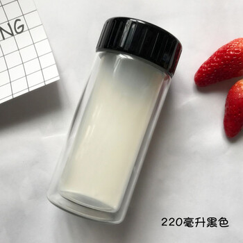 便攜雙層玻璃杯，喝水更愜意