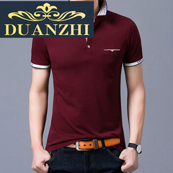 端致（DUANZHI） 長袖 男士T恤 9911紅色 