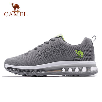 駱駝（CAMEL）跑步鞋男款灰色 44，35，36，37，38，39，40，41，42，43