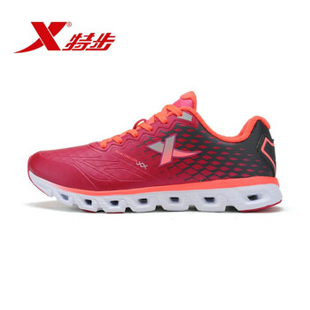 特步（XTEP）跑步鞋深玫紅6181 37