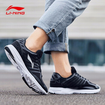 李寧（LI-NING）跑步鞋ARBN227-4暗藍(lán)色/江水藍(lán)（升級版） 42