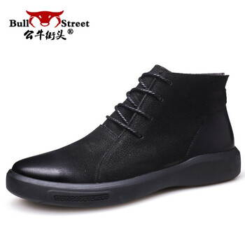公牛街頭（Bull Street）男士黑色加絨 39