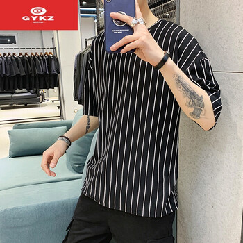 GYKZ 短袖 男士T恤 黑色 