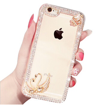 6s 蘋(píng)果 手機 水鉆天鵝