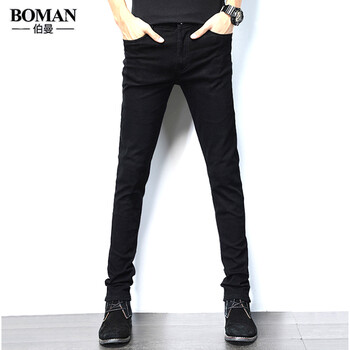 伯曼（Boman） 修身褲 青春休閑 男士牛仔褲