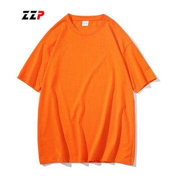 ZZP 短袖 男士T恤 桔色 