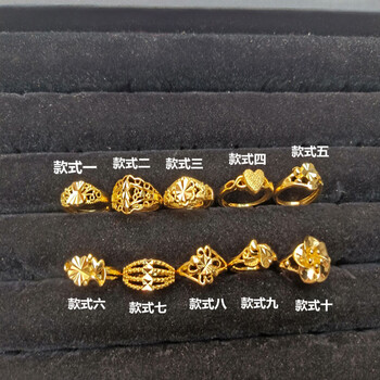 其他品牌戒指以實物為準(zhǔn)，合金/鍍銀/鍍金