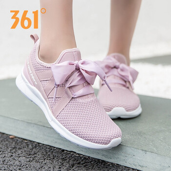 361度跑步鞋鮭粉/檸黃 35，36，37，38，39，40