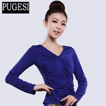 普戈斯（PUGESI） 3D，卷袖，不規(guī)則，撞色，拼色 短袖 T恤 女 圓領(lǐng)