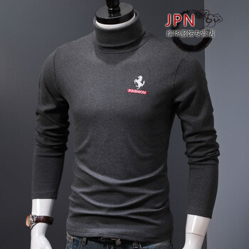 JPN 長(cháng)袖 男士T恤 黑灰色 S，XL，4XL，L，M，XXL