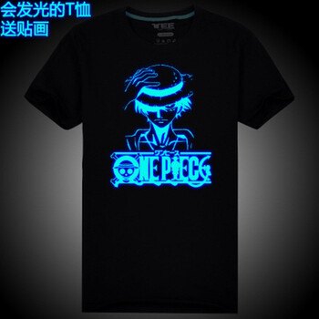 卡致（CARZZ） 短袖 男士T恤 路飛夜光 