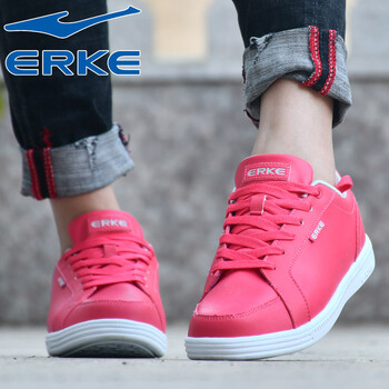 鴻星爾克（ERKE）板鞋三角梅紅  35，36，37，38，39，40