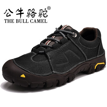公牛駱駝（THE BULL CAMEL）男士M9006黑色四季單鞋 43