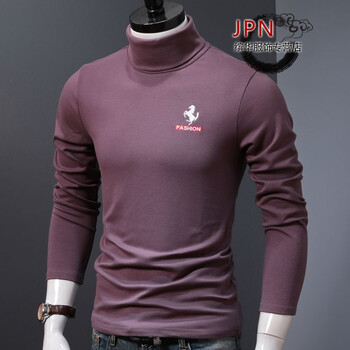 JPN 長(zhǎng)袖 男士T恤 紫色 S，XL，4XL，L，XXL，M