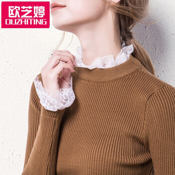 喇叭袖毛衣，打造甜美小臉
