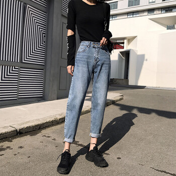 百搭高腰牛仔褲，微胖女神的福音