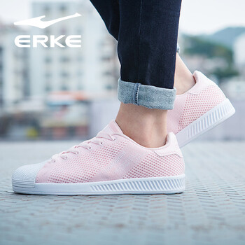 鴻星爾克（ERKE）板鞋櫻花嫩粉 35，36，37，38，39，40