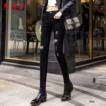 倫牛仔褲女