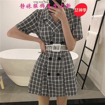 復(fù)古條紋裙，讓你變身時(shí)尚女神
