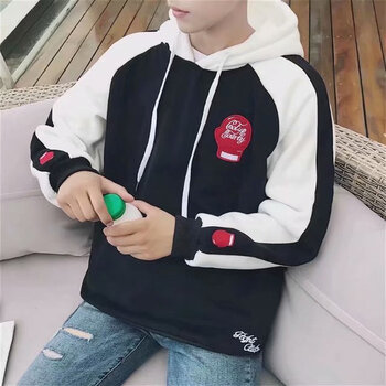 尊尚鳥（ZunshangniaO） 無袖 男士T恤 拳頭衛(wèi)衣 黑色 XXL