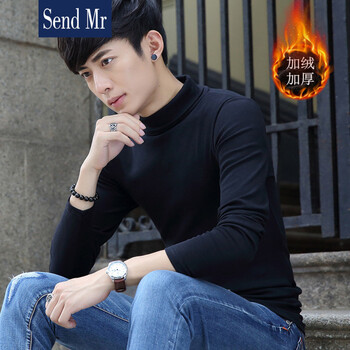 sendmr 長袖 男士T恤 CT6621-黑色 XL，L，M，XXXL，XXL