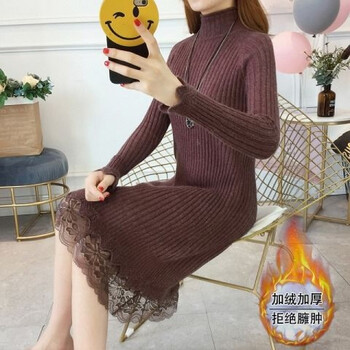 加厚連衣裙，微胖妹子的好幫手