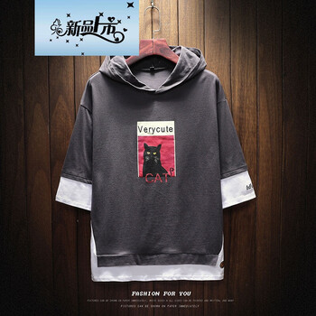 古萊登（GODLIKE） 短袖 男士T恤 8834灰色 XL，L，XXXL，M，XXL