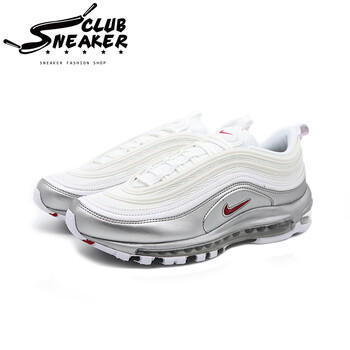 耐克（NIKE）跑步鞋白銀AT5458-100 