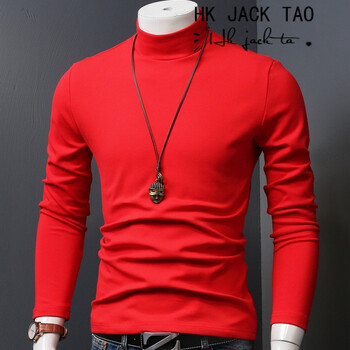 hk jack tao 長(zhǎng)袖 男士T恤 紅色 