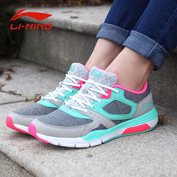 李寧（LI-NING）跑步鞋草綠色 