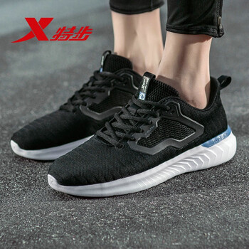 特步（xtep）跑步鞋蘭黑① 42