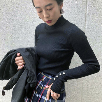 馬海毛鉚釘毛衣